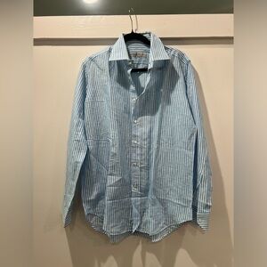 Etro‎ Light Blue Striped Button Down Shirt